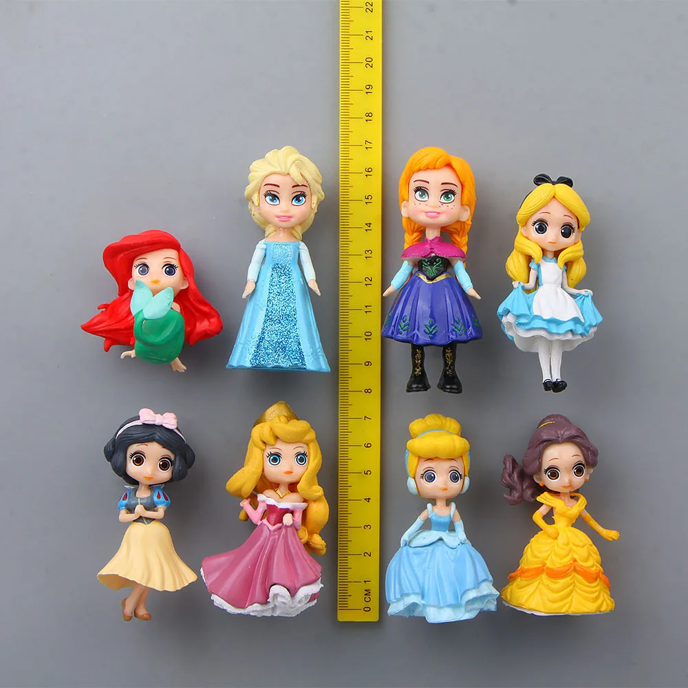 Frozen Fridge Magnets 3d People Souvenir Mermaid Snow White Princess Aisha PVC Magnetic Sticker Kids Fridge sticker Decora