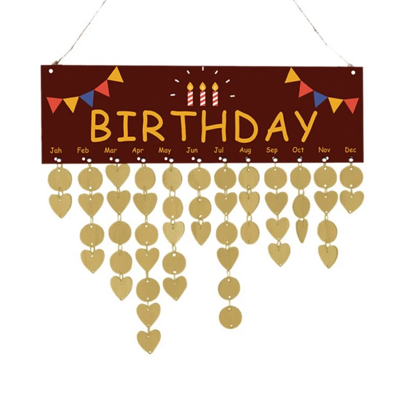 

2018 Creative DIY logo special date wooden calendar Hanging calendar A variety of styles available