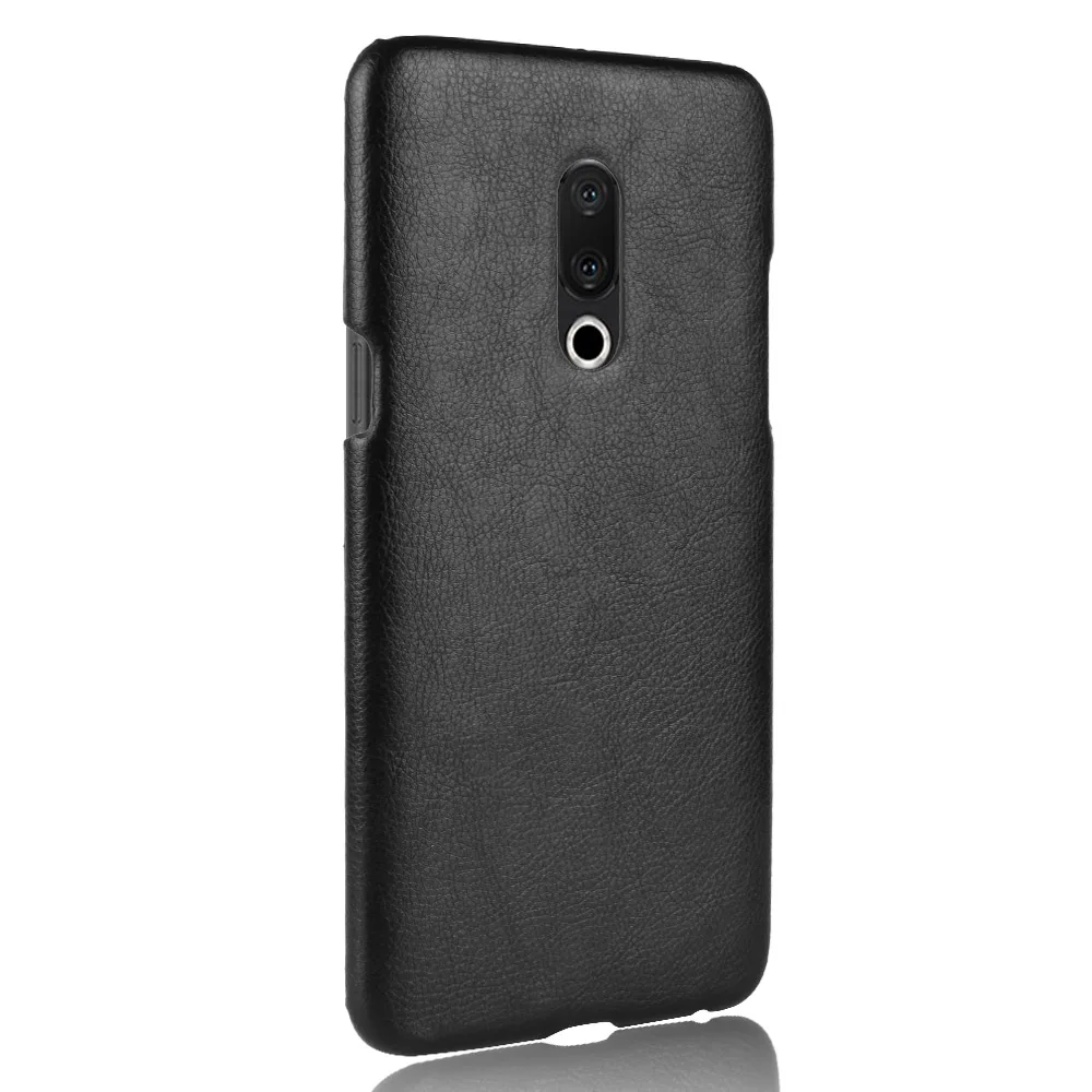 Чехол для Meizu 15 Plus Жесткий ПК кожаный жесткий пластиковый чехол телефона задняя