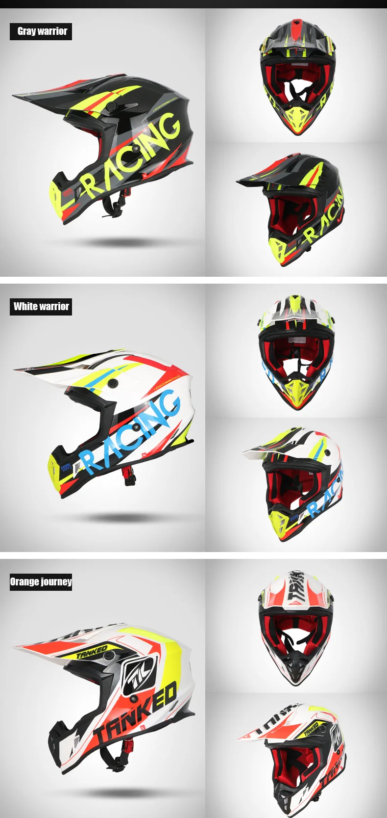 TANKED racing off road moto rcycle шлем moto cross шлем casco, dirt biker горные дороги, защитное снаряжение ECE moto cask T332