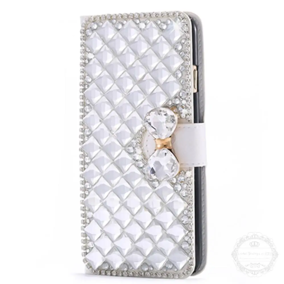 Luxury Rhinestone Diamond Flip Leather Case for Samsung Galaxy S3 S4 S5 Mini S6 S7 Edge Plus Note 3 4 5 |