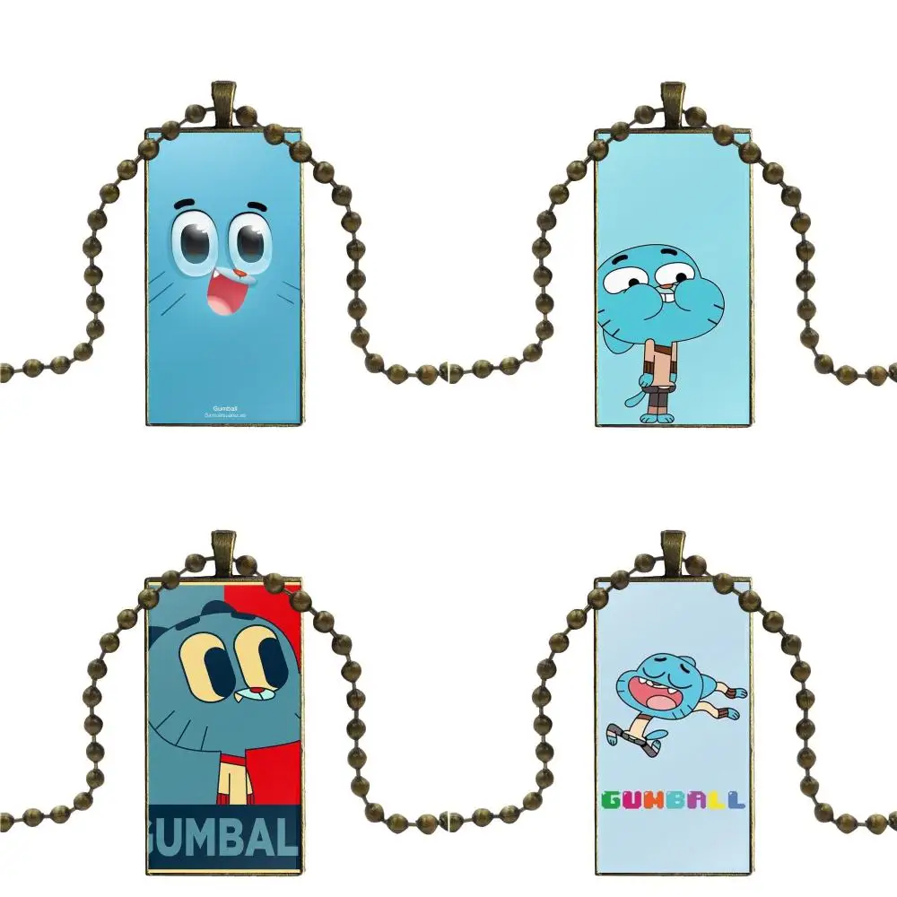 Восхитительный мир Gumball для детского ожерелья модная Длинная цепочка с