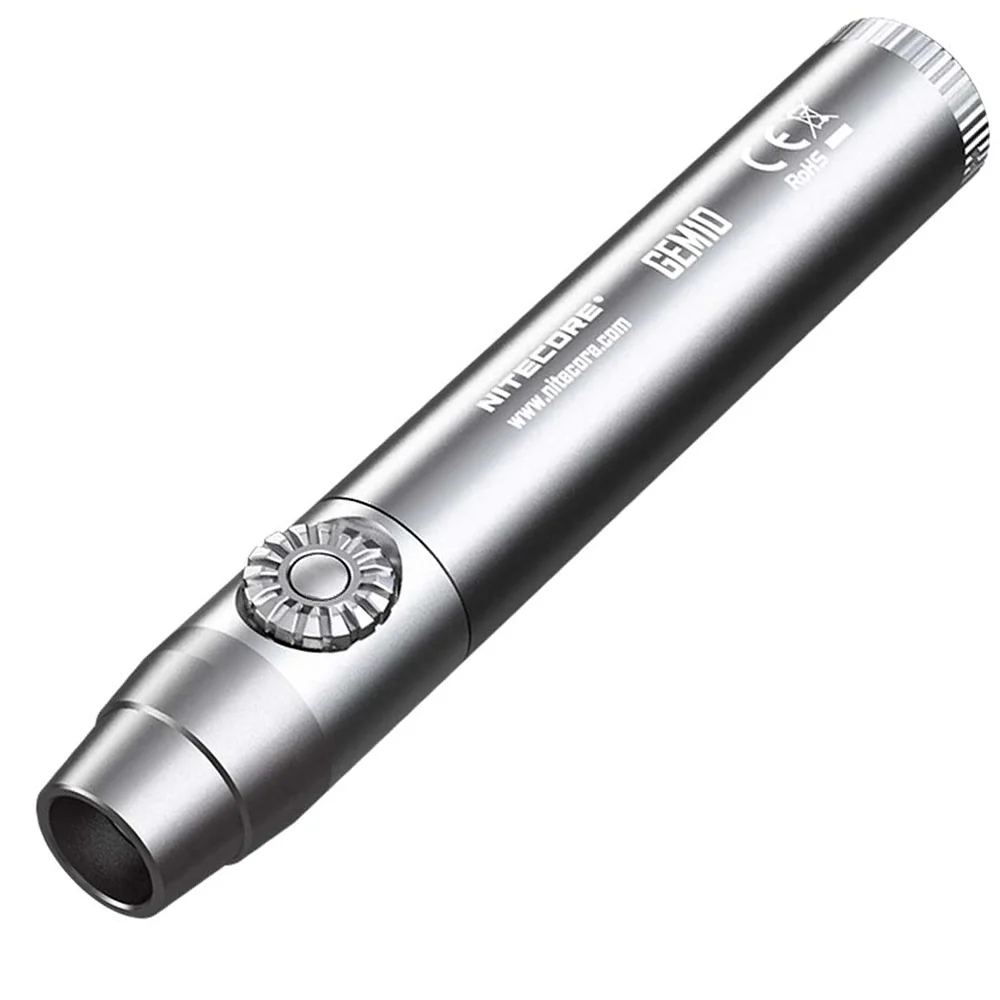 GEM10 NITECORE GEM8 идентификация нефрита фонарь профессиональный ювелирный светильник 500 LMs CREE XP-L HI V3 светодиодный вспышка светильник без Батарея - Испускаемый цвет: GEM10