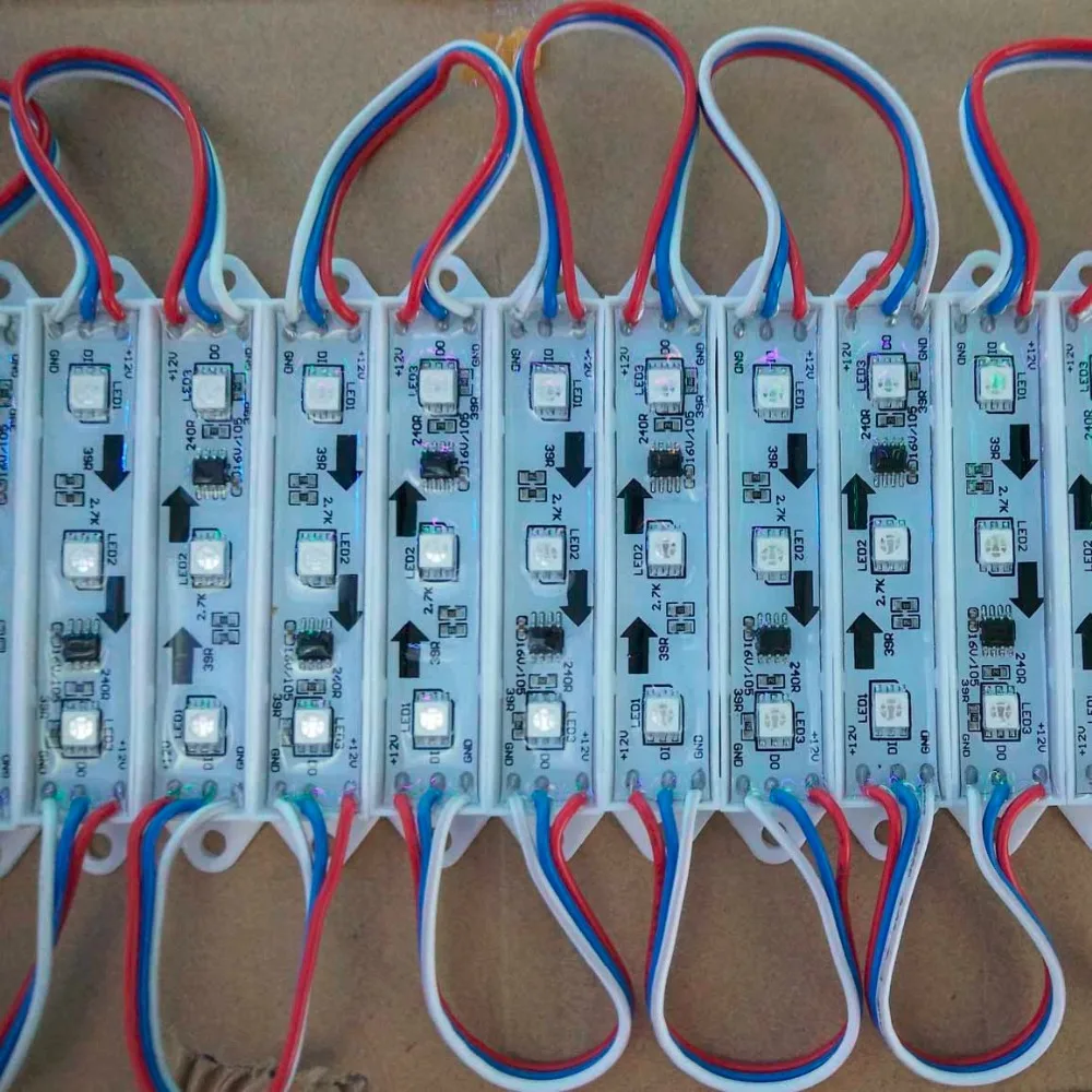 Бесплатная доставка DHL 500 шт./лот корейский чип 2811 IC 5050 RGB пиксельный цифровой