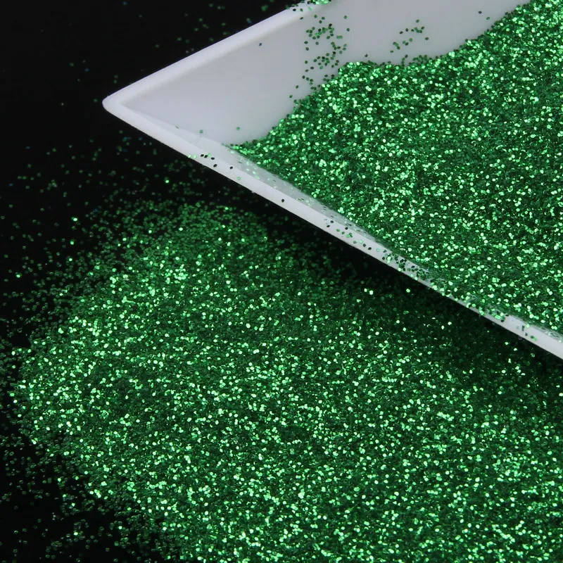 Новое поступление зеленый Глиттеры для ногтей акрил Косметическая пудра пыли