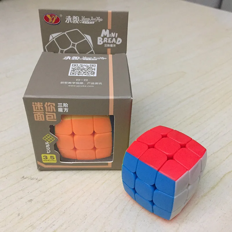 Официальное разрешение QIYI Волшебные кубики 3x3x3 5,6 см наклейка Скорость Твист Головоломка игрушки для детей подарок волшебный куб MF306