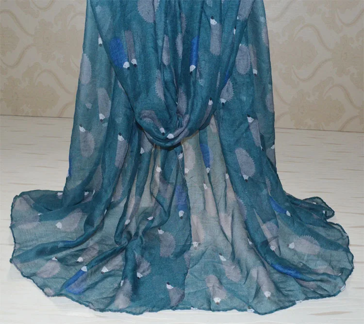 

Woman fashion scarves,viscose scarf,hedgehog print,animal print scarf,Shawls and scarves,Muslim hijab,bandana,Ponchos and capes