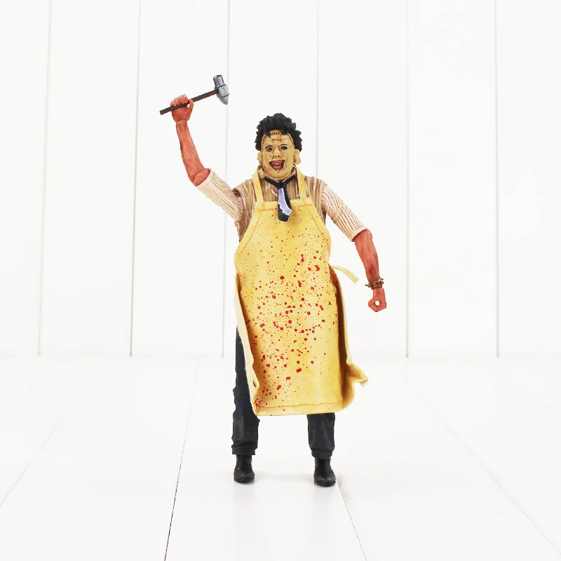 18 см NECA 40th Техасская бензопила резня фигурка Leatherface модель игрушка с ножом пилы молоток ужасная кукла