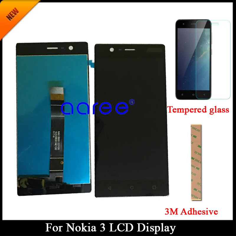 Бесплатная доставка отслеживание № 100% протестированный рабочий для Nokia 3 LCD N3