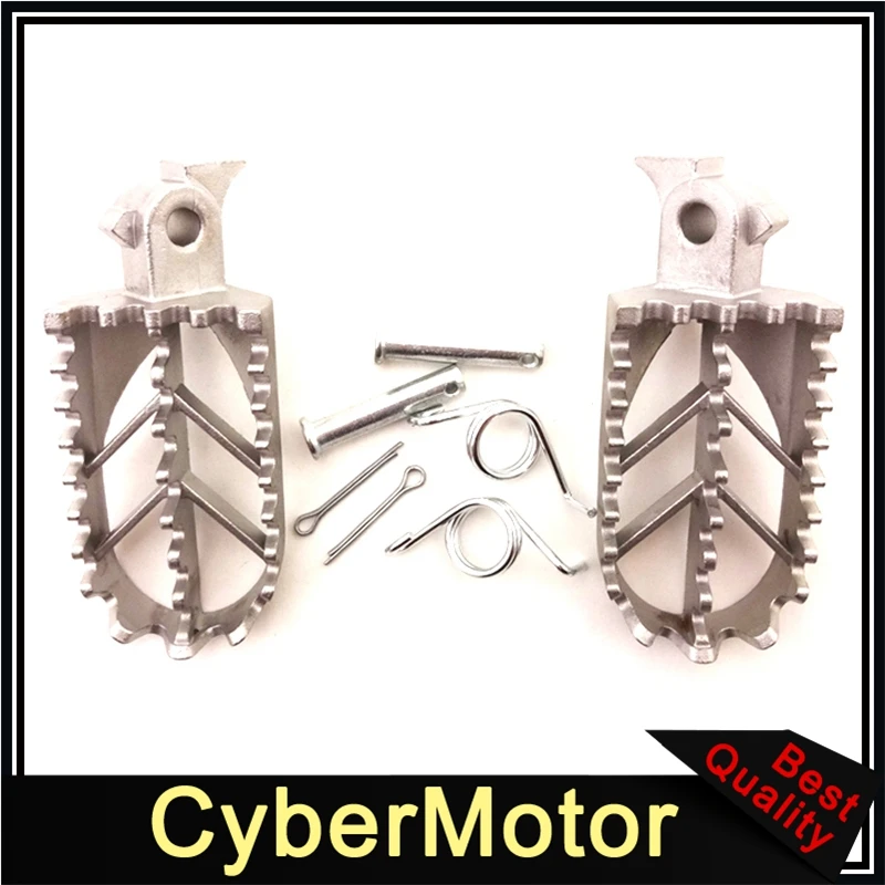 

Stainless Steel Motorcycle Footpegs Foot Pegs Rest For Pit Dirt Motor Bike Pitster Pro XR50 CRF50 CRF70 SSR Thumpstar Motocross