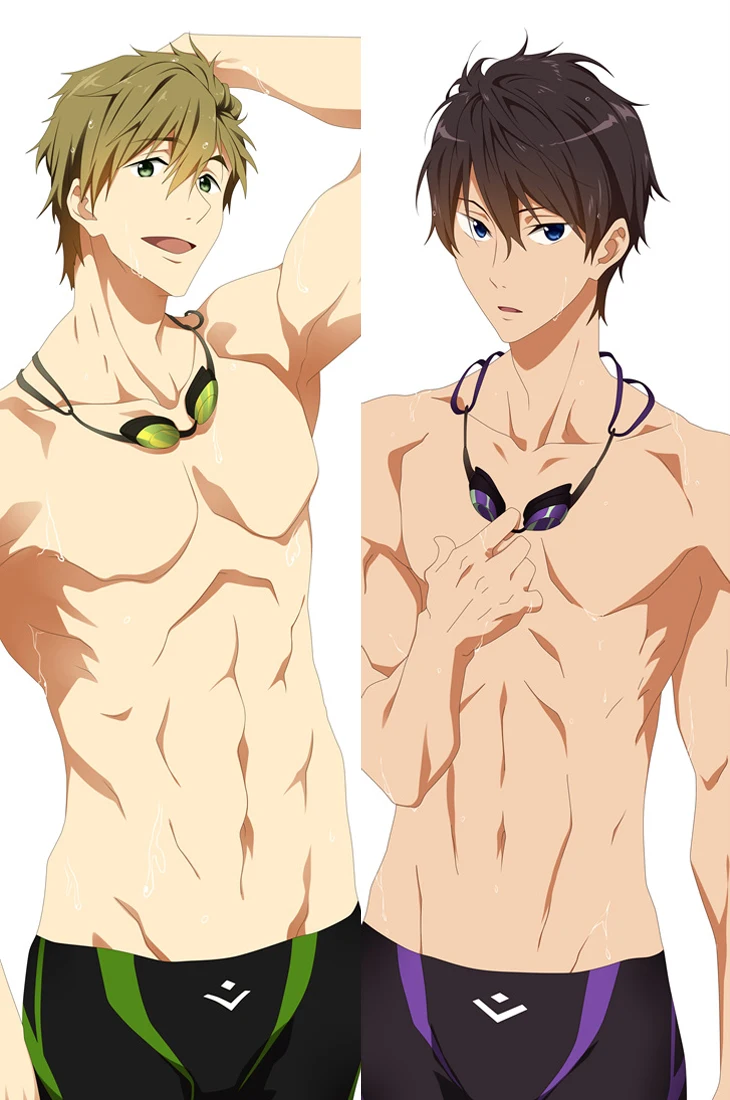 Аниме Dakimakura Body FREE! IWatobi Плавание клуб 150x50 см 100x35 см подушка чехол Обложка манга-1 шт