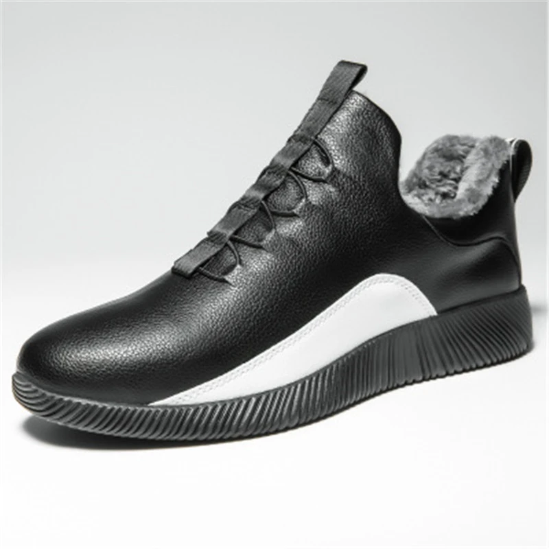 Новинка 2018 мужские теплые плюшевые удобные беговые кроссовки мужская зимняя