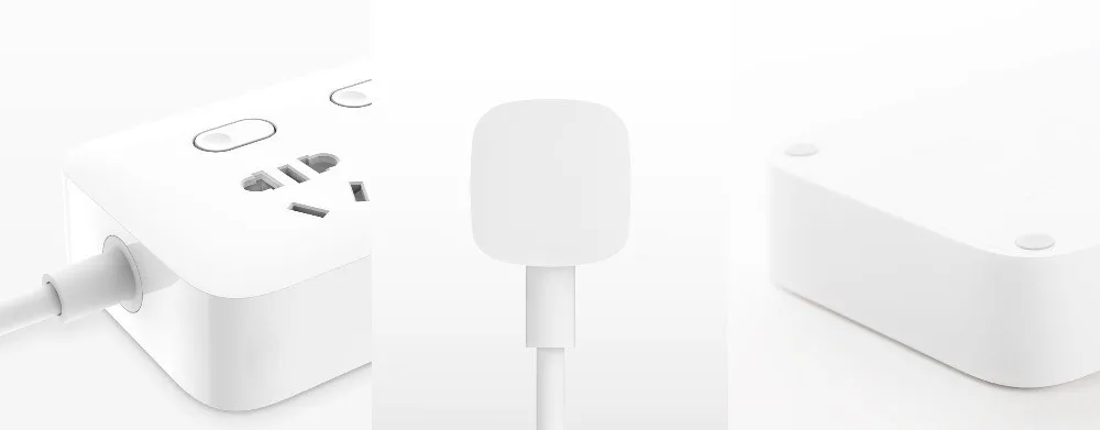 Xiao mi jia mi домашняя розетка с переключателем управления 3 USB 4 портами вилка расширения патч-плата панель 2500 Вт штепсельная панель