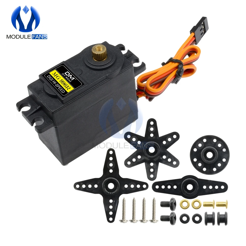 MG996R MG996 MG 996R металлические шестерни цифровой фотоаппарат с высоким крутящим