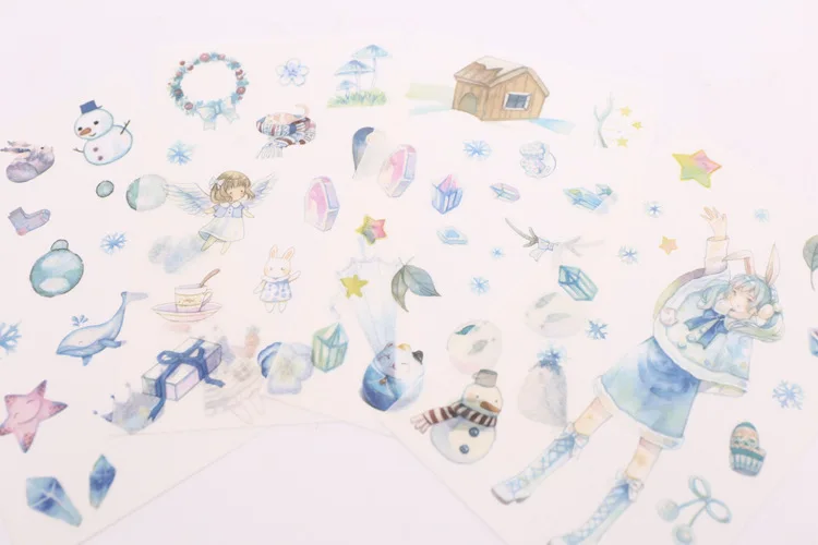 Блокнот для дневника 4 шт. бумага ангел органайзер стикеров|Канцелярские