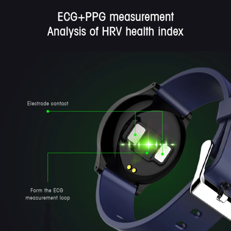 Новый ECG + PPG монитор сердечного ритма Смарт браслет IP67 Водонепроницаемый часы