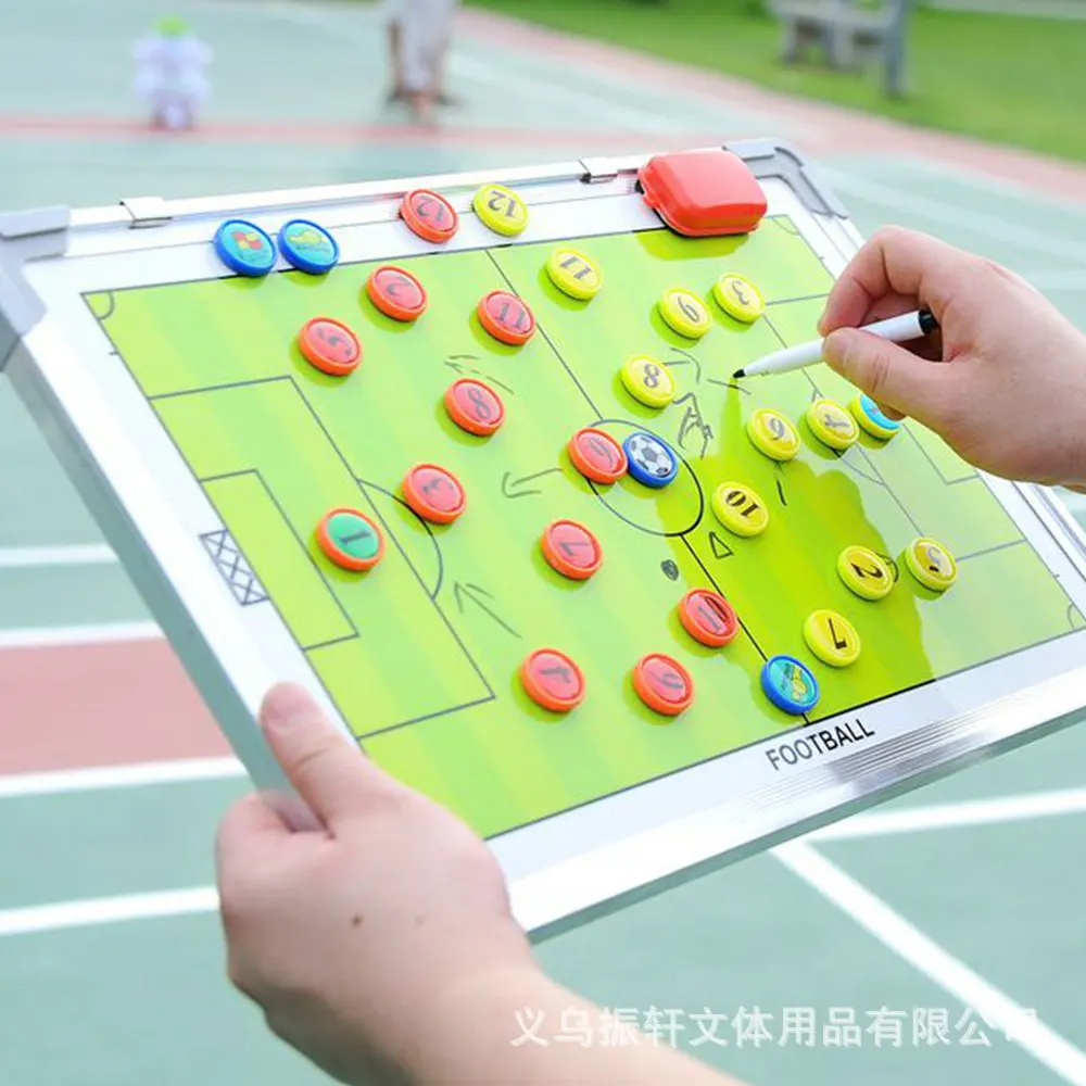 Алюминиевая тактическая магнитная пластина для футбольного тренера футбольная