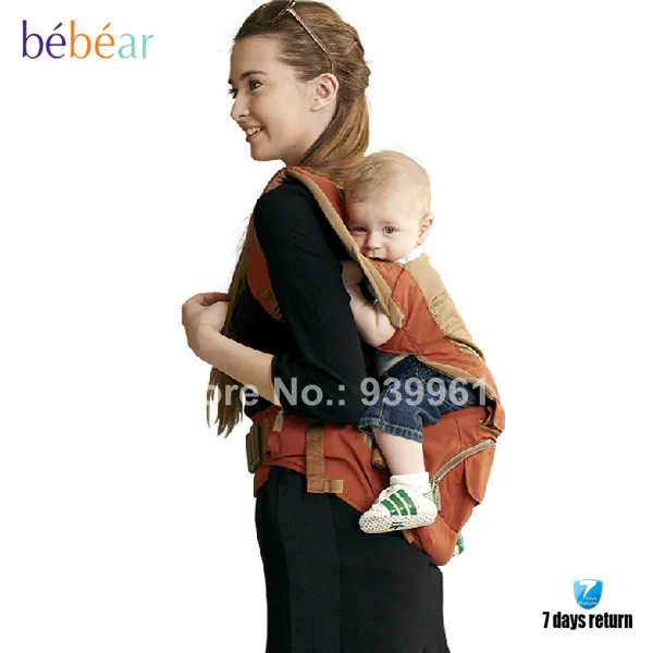bebear Baby Hipseat in i-angel Breathable and Comfortable Carrier 4 1 Multi-Functional 3-36 months |
