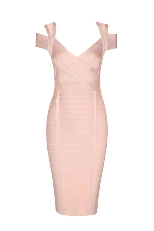 Оптовая продажа новинка 2016 года Цвет телесный розовый платье карандаш с лямкой