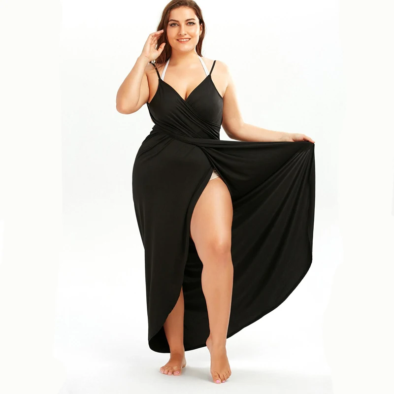 Пляжное платье, женский пляжный свободный купальник, Cubierta, Плайя, VTDEX Robe De Plage, пляжная одежда размера плюс, 5XL