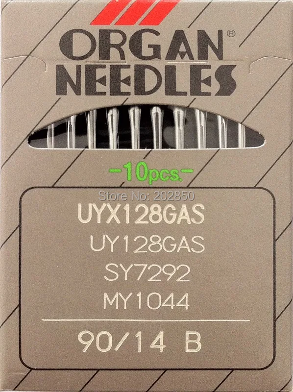 Японские Оригинальные иглы марки Organ uyx128gag 90/14B 20 шт./Лот для швейных машин с
