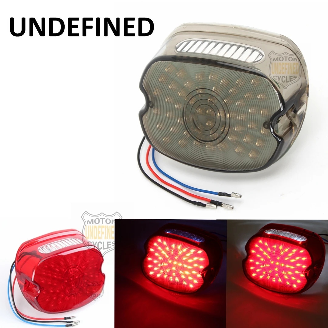 

Smoke LED Motorcycle Brake Tail Light Rear License Plate Lamp For Harley Sportster XL 883 1200 Softail Dyna Lay Down 1991-2010