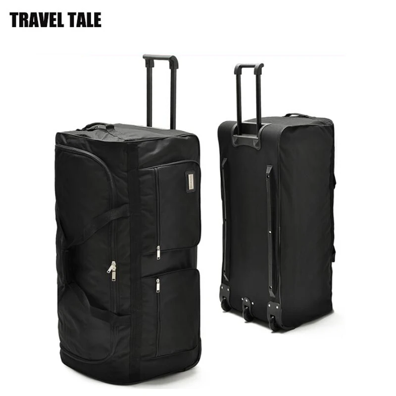 TRAVEL TALE 32/40 дюймов Водонепроницаемый большой Ёмкость чемодан на колесиках для