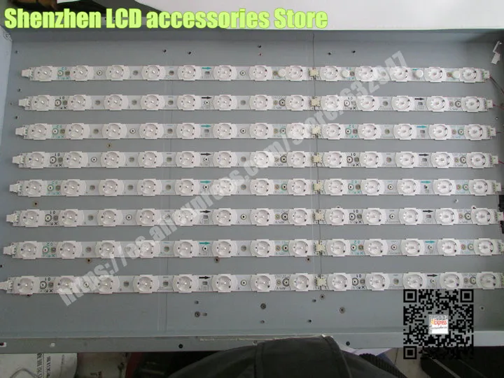 

8piece/lot FOR Philips 32PFL5605/93 A665WJ-9X A668WJ-9X LK315D3GA63 1piece=8LED+5LED