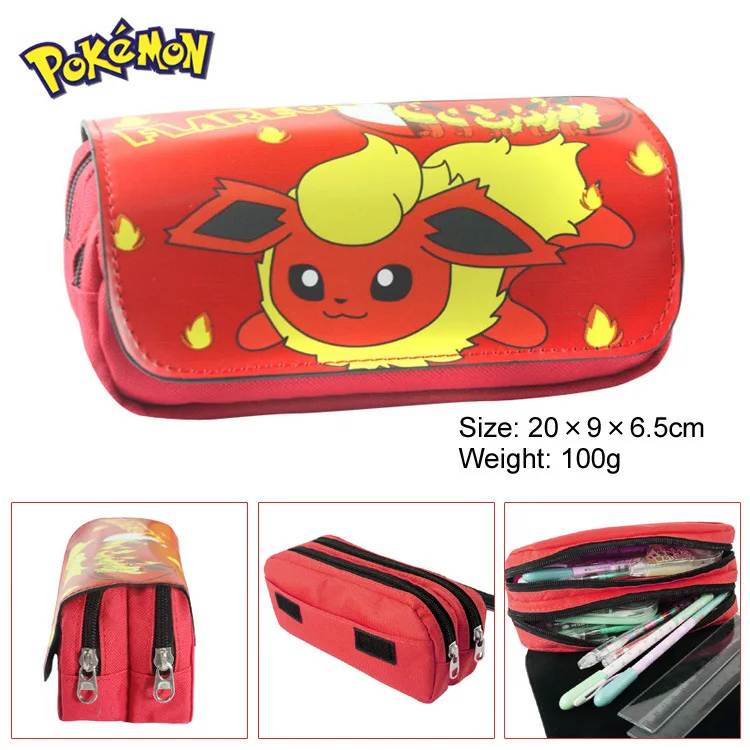 MC78451 Kawaii Пикачу из Pokemon Go Poke Ball Unicorn детский подростковый джинсовый пенал коробка ручка сумка для косметики макияжа изменить кошелек сумка - Цвет: MC78451