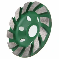 green 4 100mm diamond grinding cup wheel cutting disc for concrete masonry stone tools