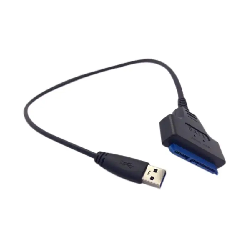 C809 Супер Скоростной USB 3 0 SATA 22 Pin 2 5 дюймовый жесткий диск драйвер SSD адаптер кабель
