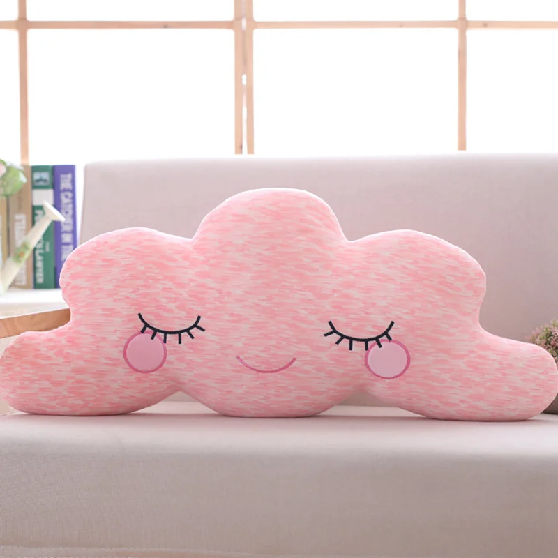 pink 65 см три Цвета Детские подушки игрушки мягкие, облака кукла плюшевые игрушки кукла мило кровать украшения Brinquedos подушке подарок - Цвет: pink