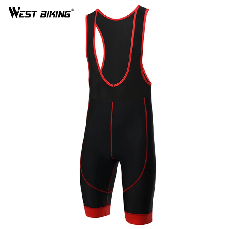 WEST BIKING 2017 Pro Racing Bike Bicycle Shorts 3D Gel Padded Comfortable Summer Sportswear Road MTB Men Cycling Bib | Спорт и