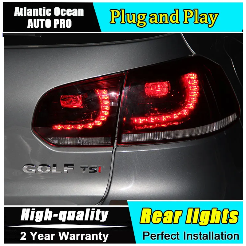 Автомобильный Стайлинг для VW Golf 6 LED светильник s 2009 2013 игры в гольф MK6 R