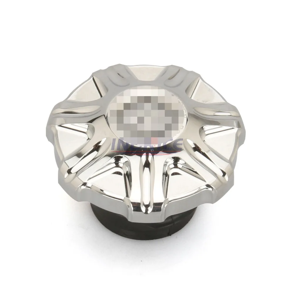 Хромированный колпачок на бензобак для harley electra glide FLHT road king flhr Sportster Softail - купить