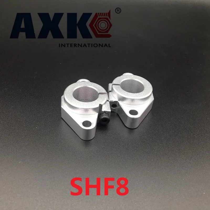 Axk 10 шт. Shf8 8 мм Горизонтальная линейная Опора вала Xyz Table Cnc Shf Series|8mm linear shaft|8mm shaft |