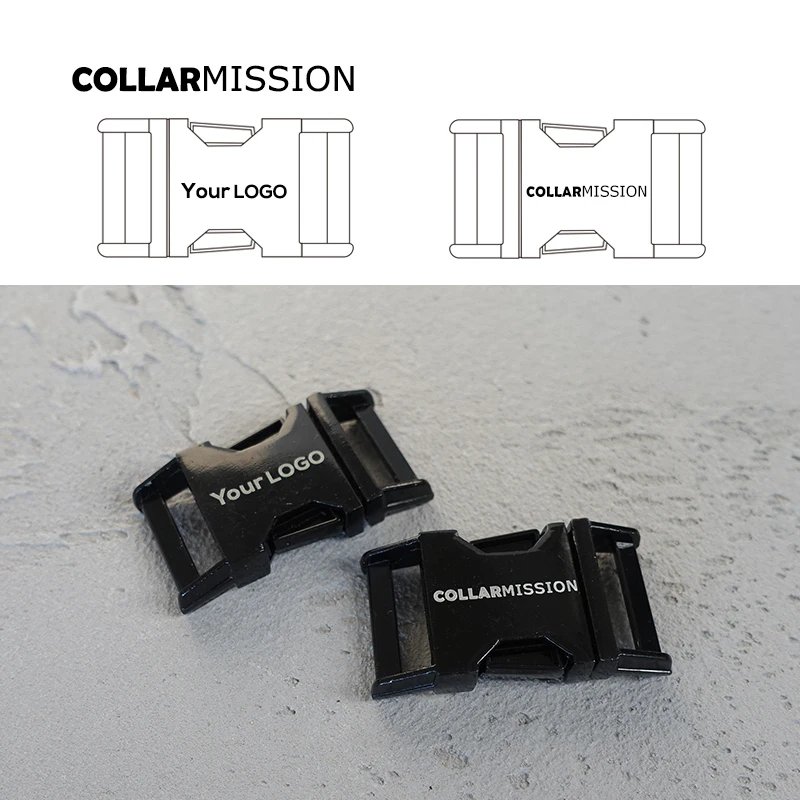 

100pcs/lot Engraved buckle, We provide laser engraving service customize LOGO 15mm 4 colours