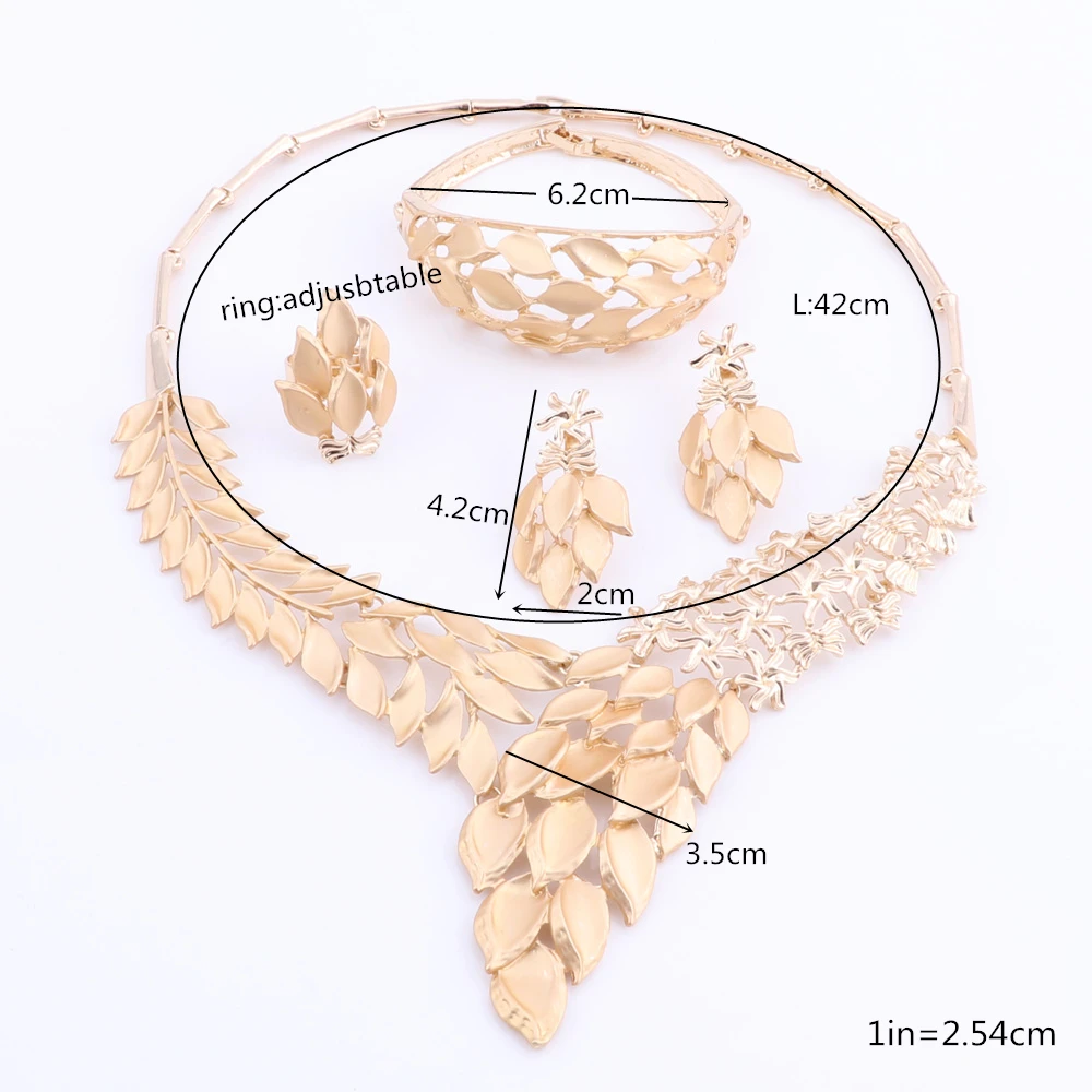 Наборы свадебных ювелирных изделий посеребренные женские наборы ожерелья в