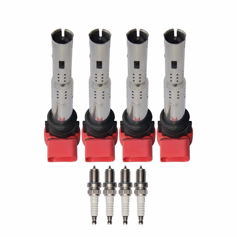 Набор свечей зажигания AP01 для Audi TT Q5 Allroad A5 A4 A3 VW Passat Jetta Golf/GTI/Rabbit Eos CC Beetle Touareg|set 4|set