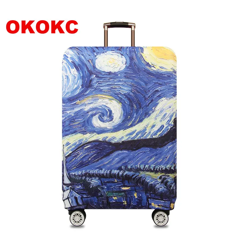 Чехол для чемодана OKOKC цветной толстый подходит чемоданов 18 '' 32''