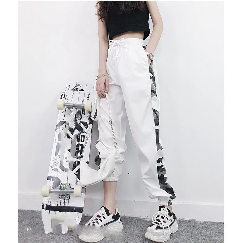 Брюки султанки Женские повседневные уличная одежда свободные камуфляжные