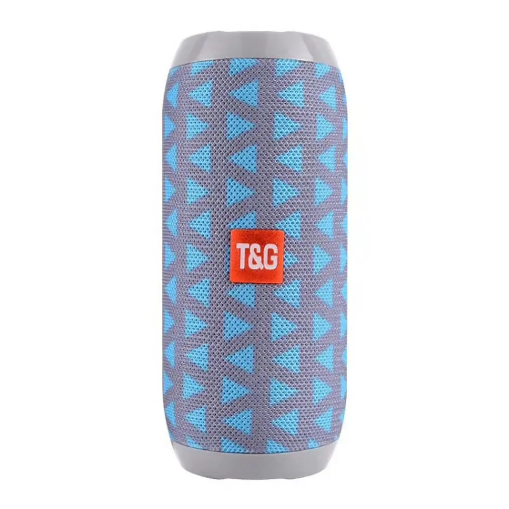 TG117 Bluetooth открытый динамик портативный водонепроницаемый беспроводной мини Колонка стерео громкий динамик Поддержка TF карта FM радио Aux вход - Цвет: grey triangle