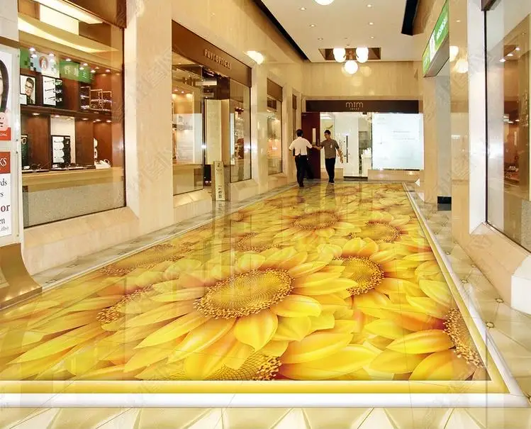 3d напольное покрытие для гостиной спальни ванной фотообои водонепроницаемый