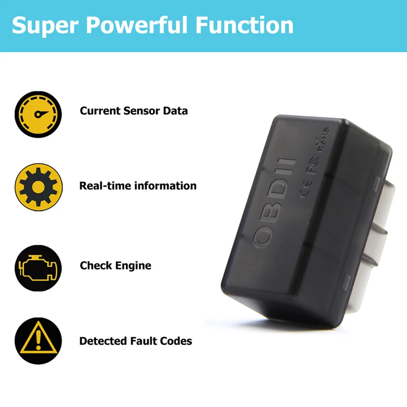 Автомобильный Bluetooth адаптер Aganippe Elm327 V1.5 OBD2 сканер elm 327 1 5 OBD 4 0 автомобильный