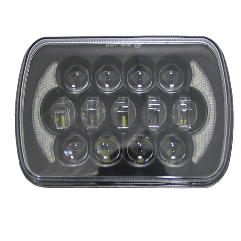 

A Pair 5x7 Inch LED Square Headlight High Low Sealed Beam Headlamp For Jeep Wrangler YJ Cherokee XJ Truck