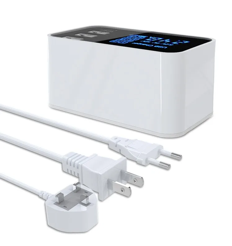 4USB зарядка цифровой дисплей интеллектуальное IC автоматическое распознавание