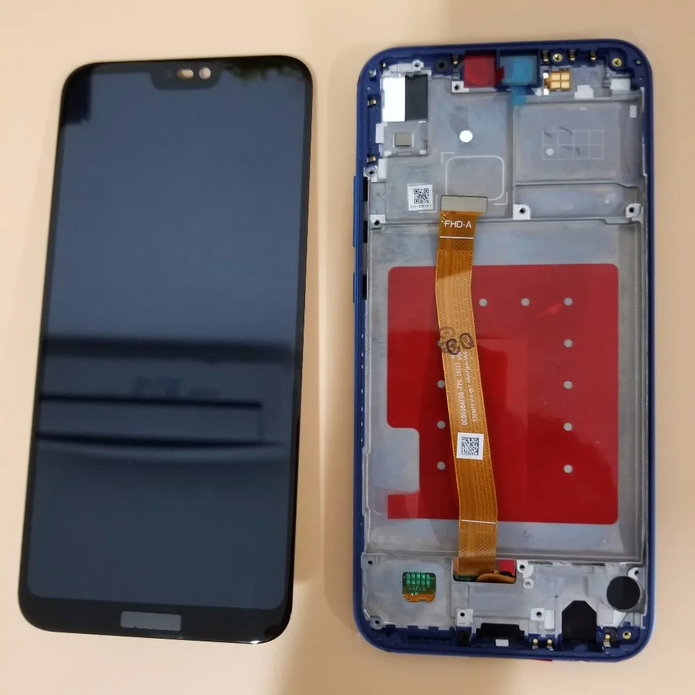 With Frame 5.84" For HUAWEI NOVA 3E LCD Display Touch Screen Digitizer Assembly Huawei P20 Lite +Tools | Мобильные телефоны и