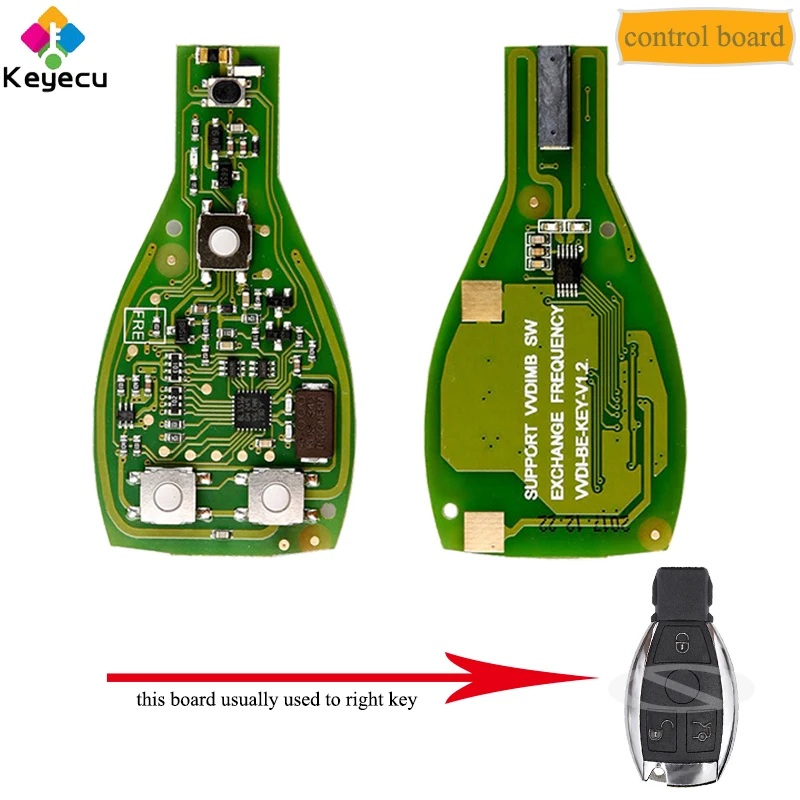 KEYECU Xhorse VVDI BE Key Pro улучшенная версия пульт дистанционного управления с 3 кнопками и
