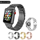 Роскошные Нержавеющаясталь металлический ремешок для наручных часов Apple Watch 44404238 мм браслет наручный ремень ремешок для наручных часов iWatch5 432аксессуары