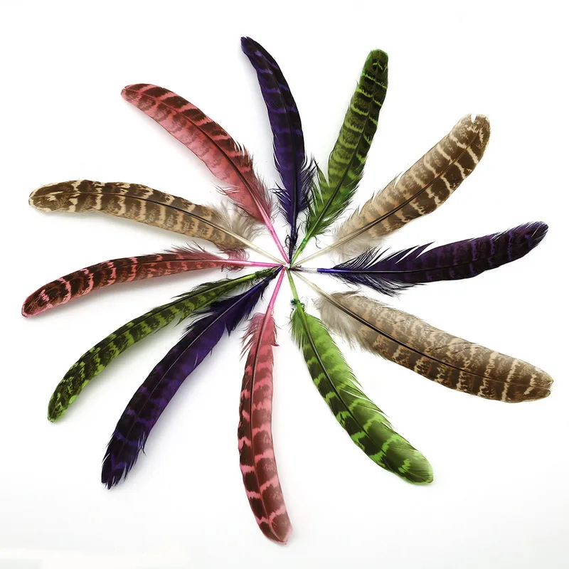 Красивые 25 шт. перышки фазана крылья из крыльев художественные украшения ручной